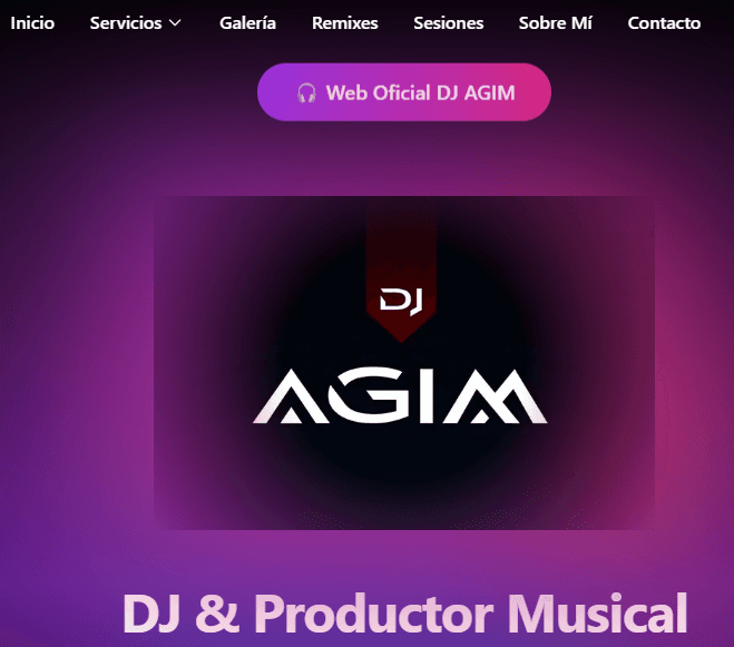 DJ AGIM - Plataforma Profesional para DJ